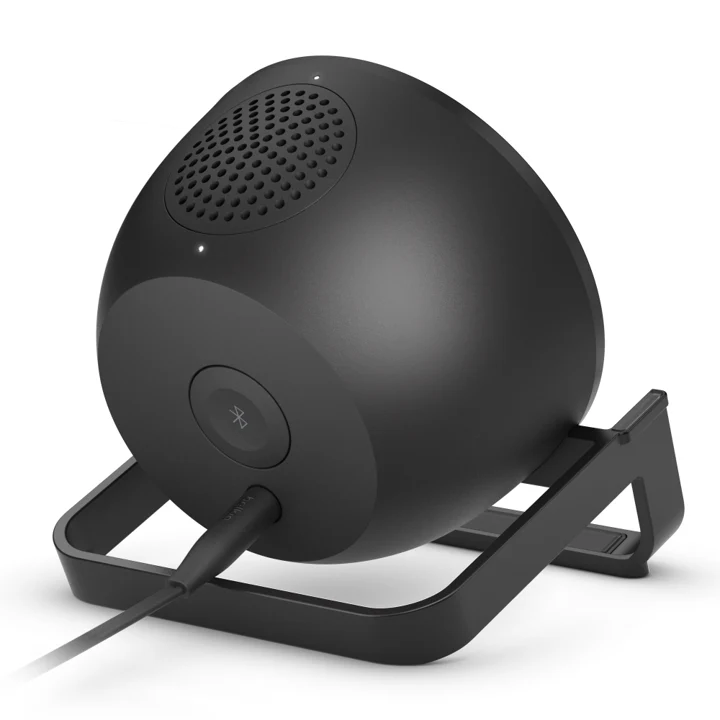 Base De Carga Stand Inalámbrica Belkin Qi 10w - Con Parlante Bluetooth - Negro - Image 2