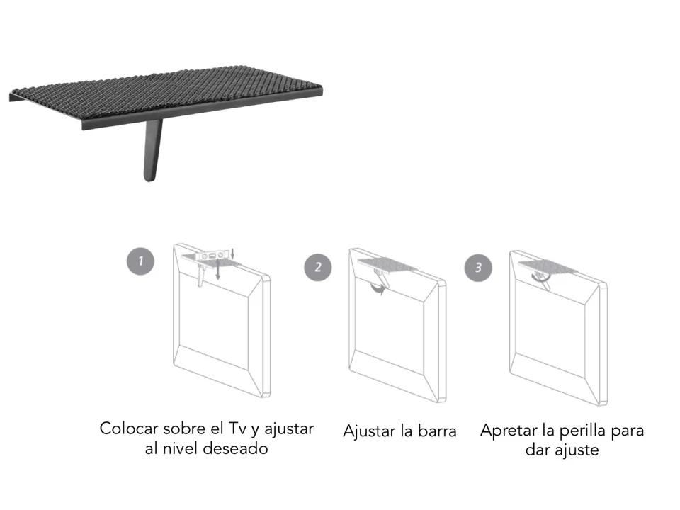 Soporte TECHNOSOPORTES Ajustable para  Apple TV, DVD y Consolas - Image 3