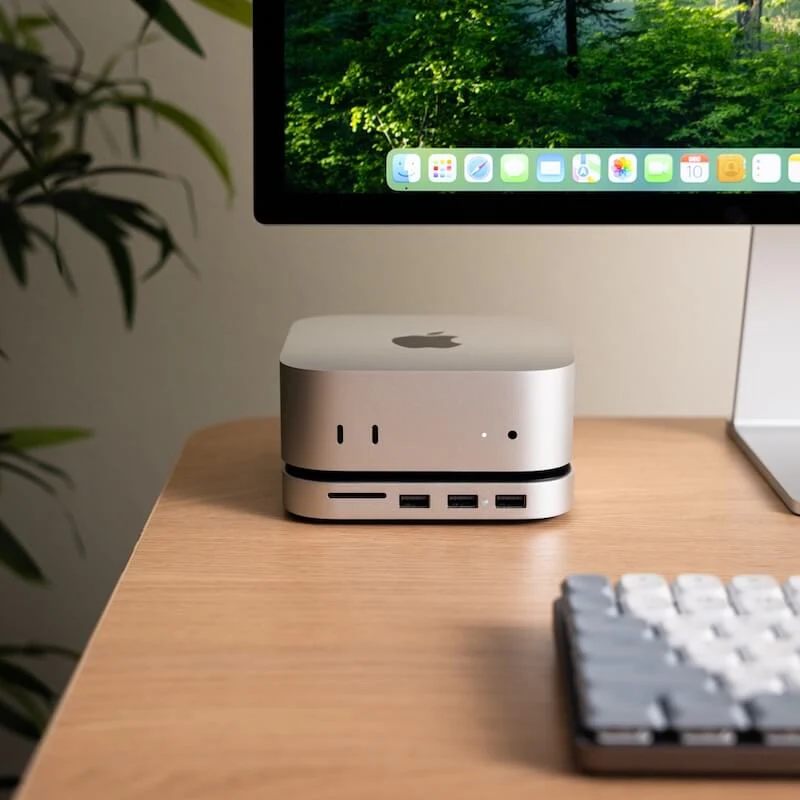 SOPORTE SATECHI HUB  4 EN 1 PARA MAC MINI M4 PUERTO PARA SSD - Image 2