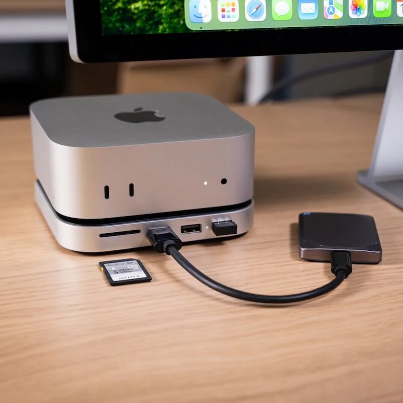 SOPORTE SATECHI HUB  4 EN 1 PARA MAC MINI M4 PUERTO PARA SSD - Image 3