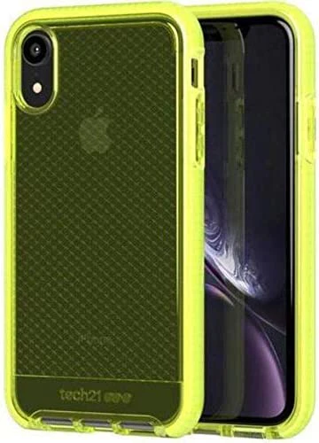 Case TECH21 EVO CHECK Para iPhone Xr - Amarillo/Neon - Image 3