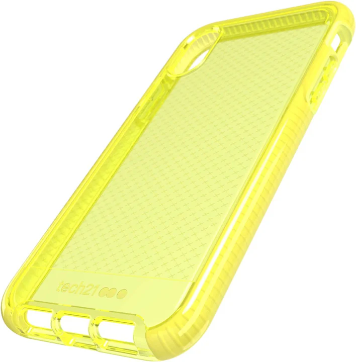Case TECH21 EVO CHECK Para iPhone Xr - Amarillo/Neon - Image 4