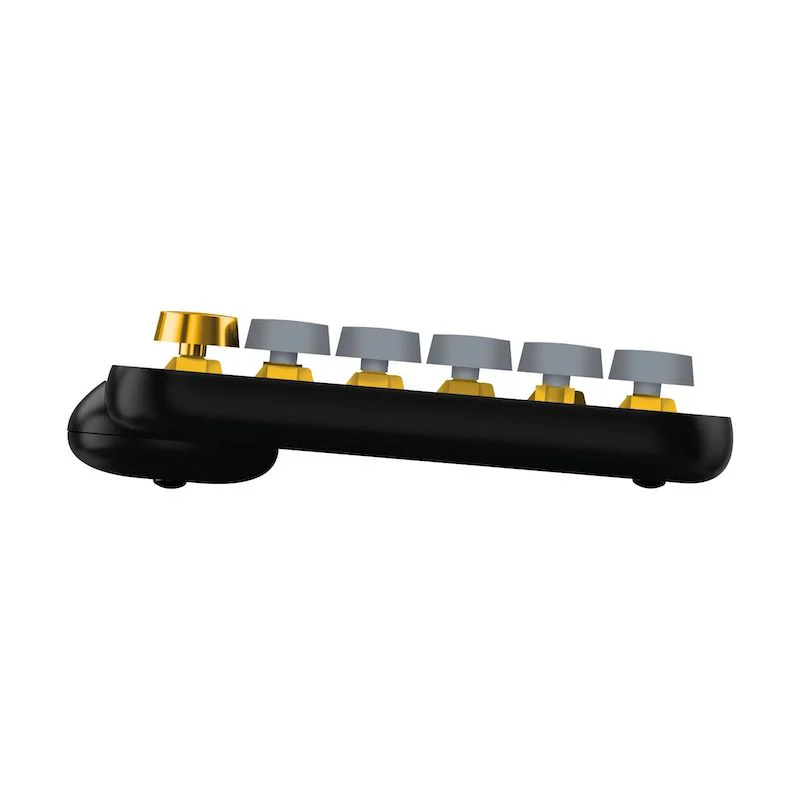 TECLADO LOGITECH POP KEYS WIRELESS BT - AMARILLO/NEGRO - Image 4