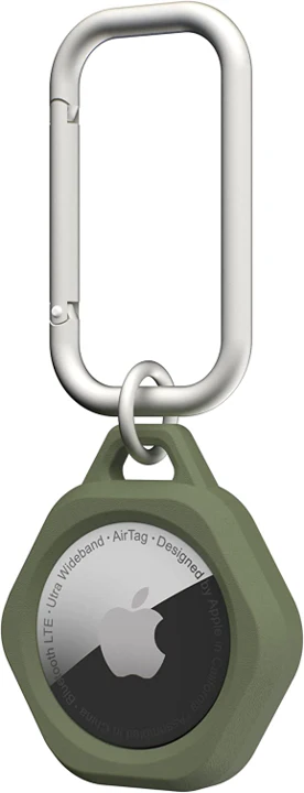 uag (apple exclusive) scout airtags 4 pack - black/olive - Image 3