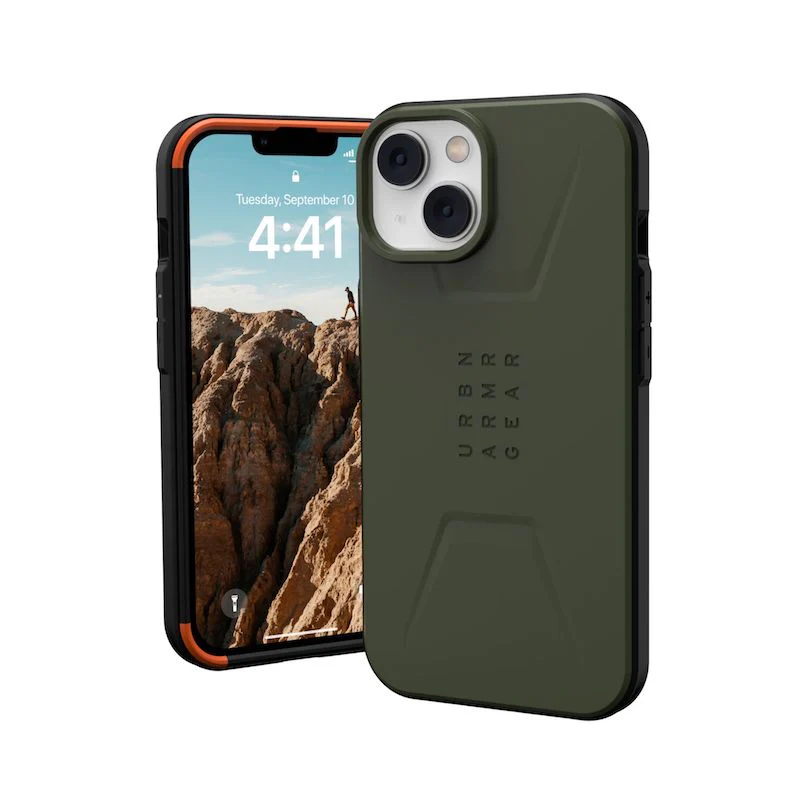 Case UAG CIVILIAN MAGSAFE Para iPhone 14 Plus - Verde Oliva - Image 2