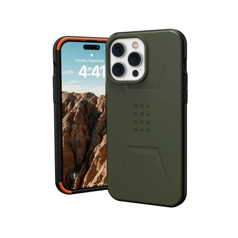 Case UAG Civilian con MagSafe para iPhone 14 Pro Max (exclusivo de Apple) - Oliva - Image 6