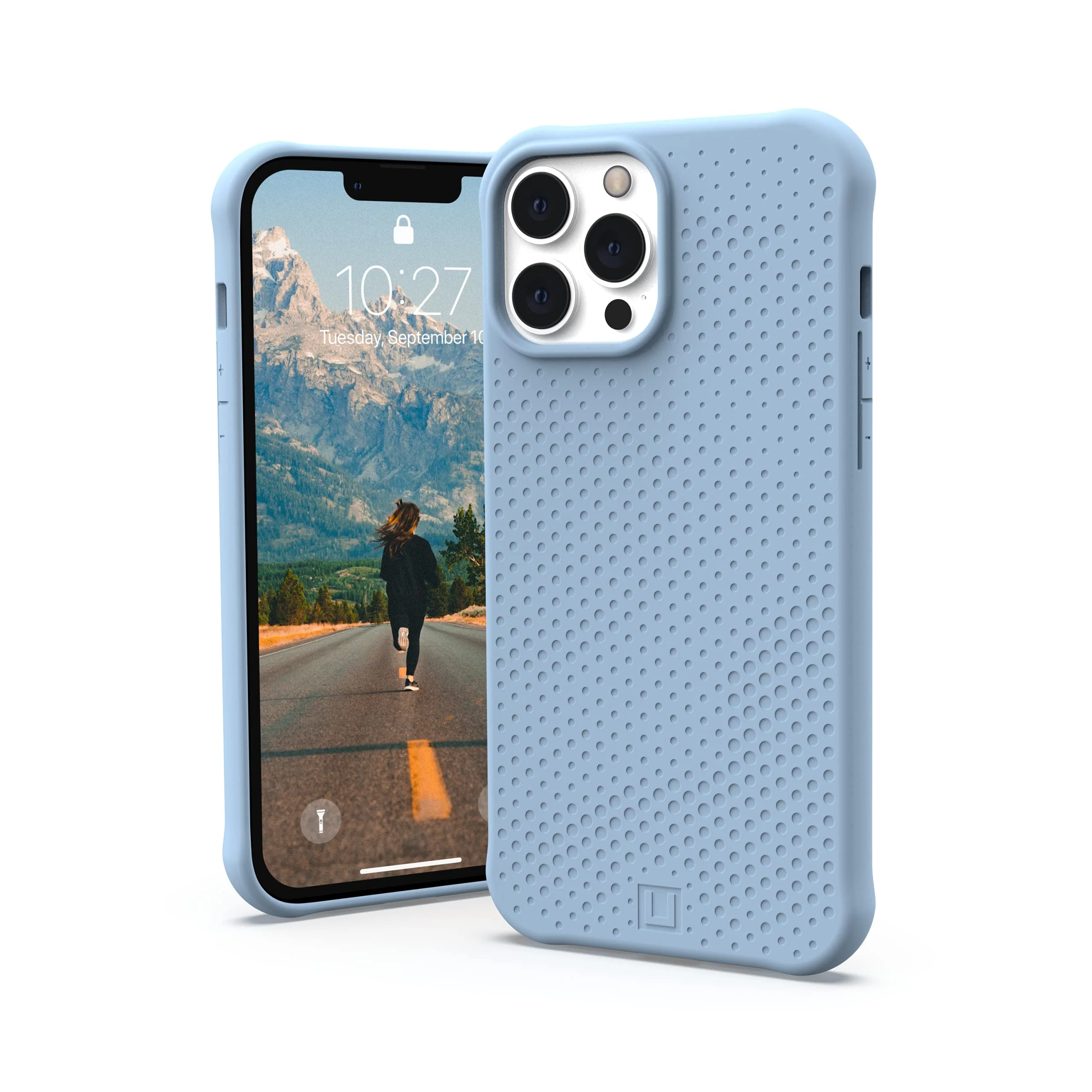 Case UAG DOT Para iPhone 13 Pro Max - Azul Claro - Image 3